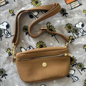 Brown Leather Crossbody Bag